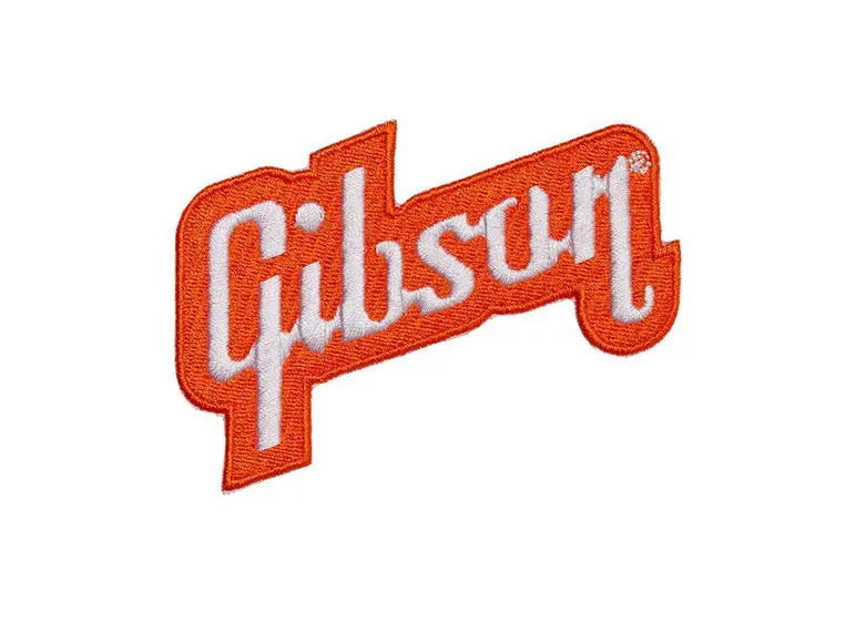 Gibson S&A Logo Patch, Orange 