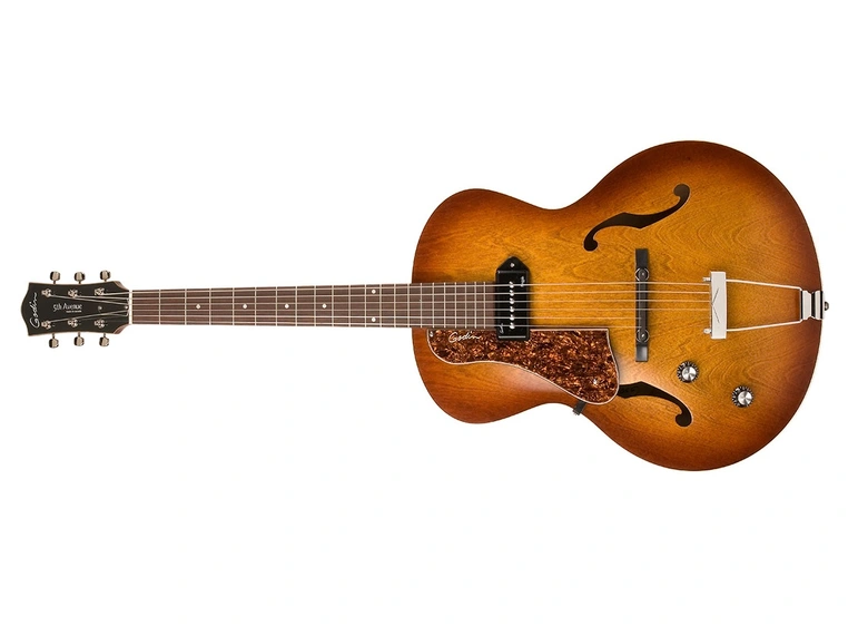 Godin 5th Avenue Kingpin P90 Cognac Burst LeftHand 