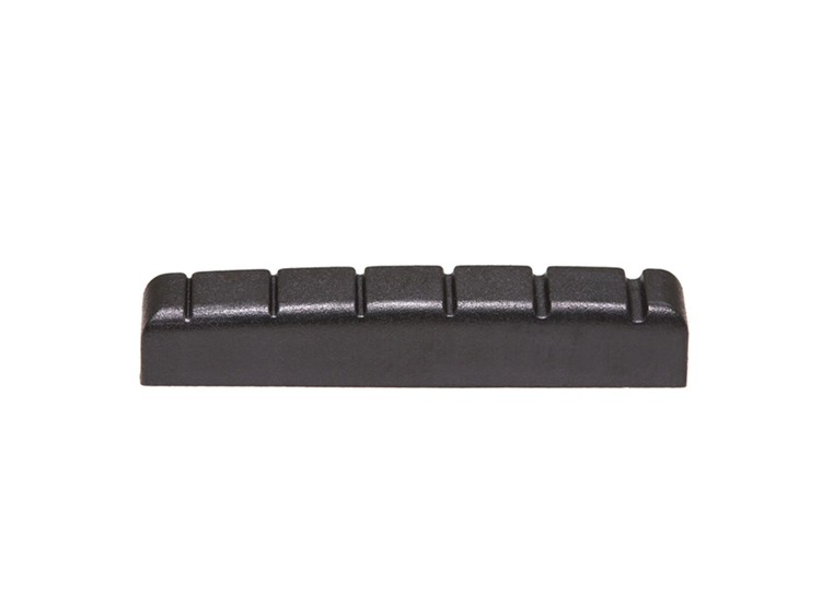 Graph Tech Black TUSQ XL LT-6642-10 Nut,Flat,Slot,1 21/32"x1/4",6-Str,10pk 