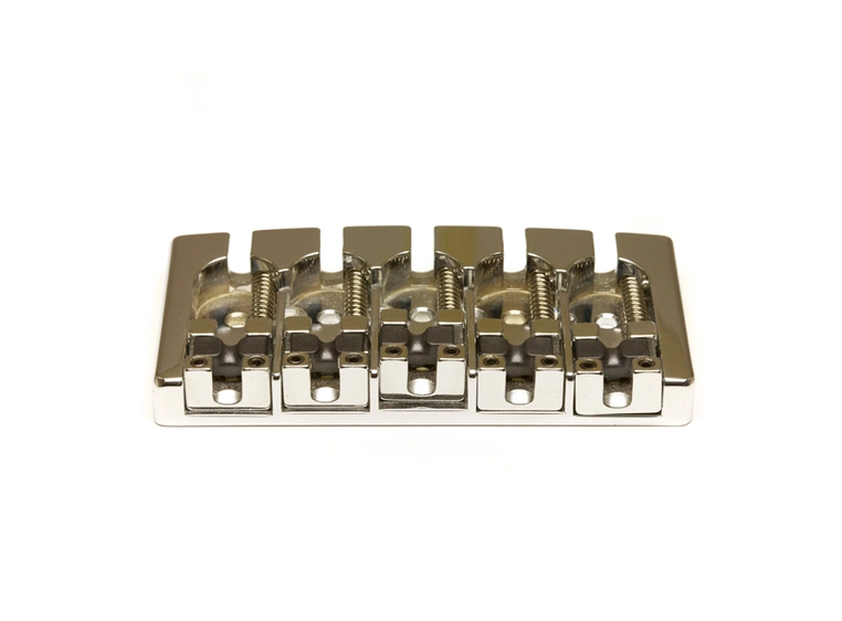 Graph Tech Ghost PN-8370-C5 - 5-String Loaded Hipshot Bass Bridge, Krom 