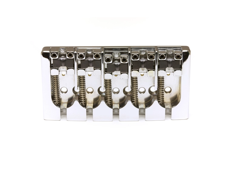 Graph Tech Ghost PN-8370-C5 - 5-String Loaded Hipshot Bass Bridge, Krom 