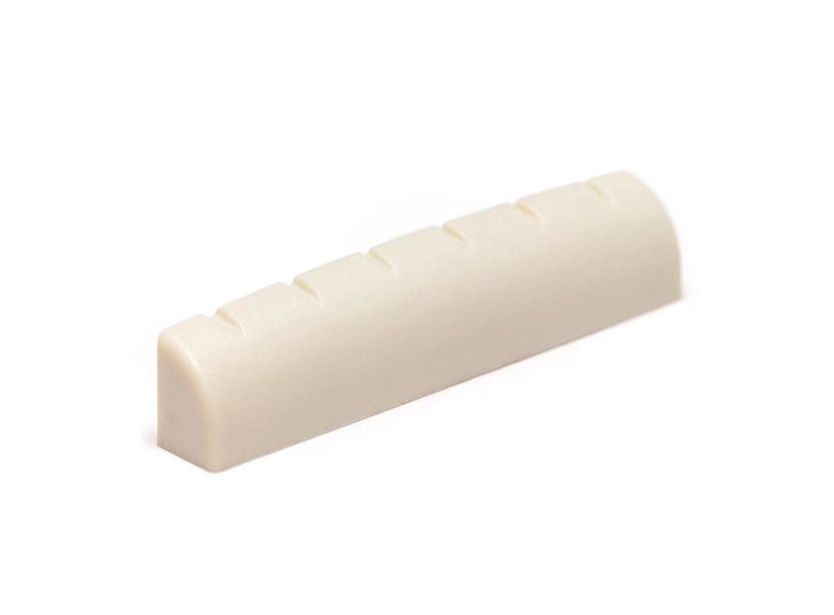 Graph Tech PQ-6060-L0 TUSQ Slotted Guitar Nut 1/4" - E-Style, Flat, LH 
