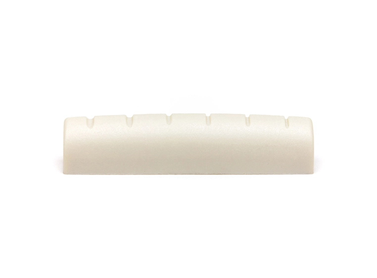 Graph Tech PQ-6060-L0 TUSQ Slotted Guitar Nut 1/4" - E-Style, Flat, LH 