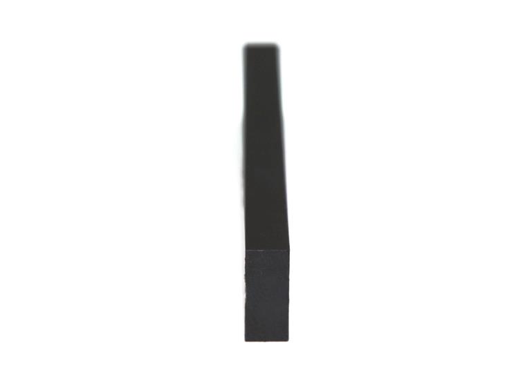 Graph Tech PT-4187-00 Black TUSQ XL Nut Slab (3/16" Thick), Flat