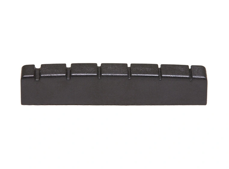 Graph Tech PT-6000-L0 Black TUSQ XL Slotted Jumbo Nut (44 mm)Flat, Lefthand 