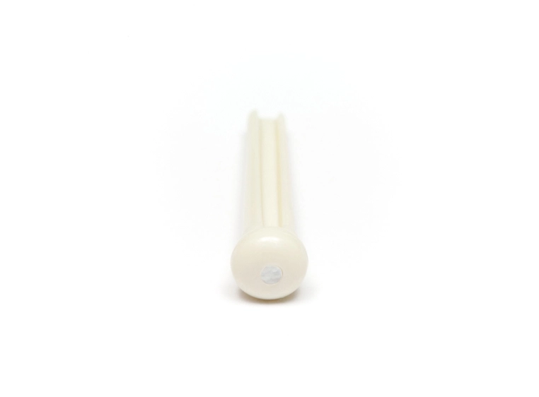 Graph Tech TUSQ PP-1142-00 - T-Style Bridge Pins - White - w/MoP Inlay 
