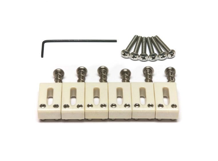 Graph Tech TUSQ PQ-8001-00 - ST & TE Saddles, 6-String, offset 