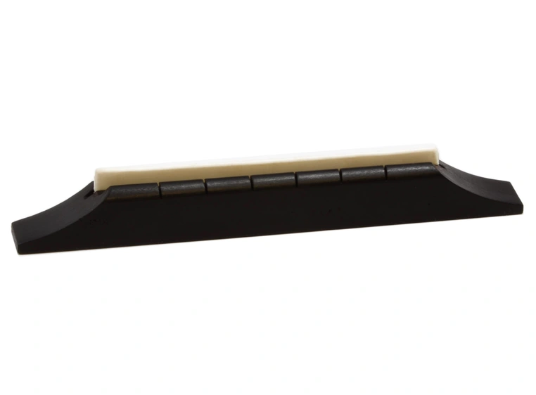 Grover B 3342 - Hardwood Ebonized Acoustic Guitar Bridge - Evenstad Musikk