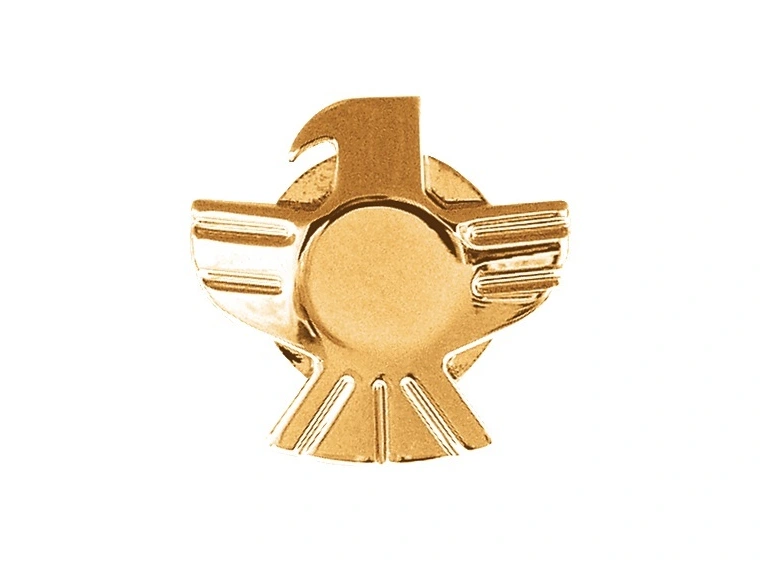 Grover S 620G - Artist Strap Buttons Eagle - Gold 