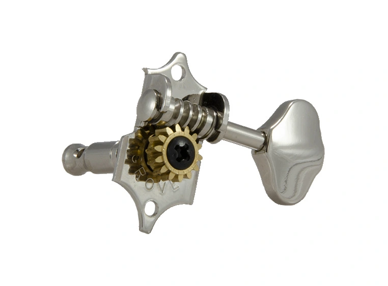 Grover V97N Original Sta-Tite Vertical Guitar Machine Heads, 3+3 - Nickel 