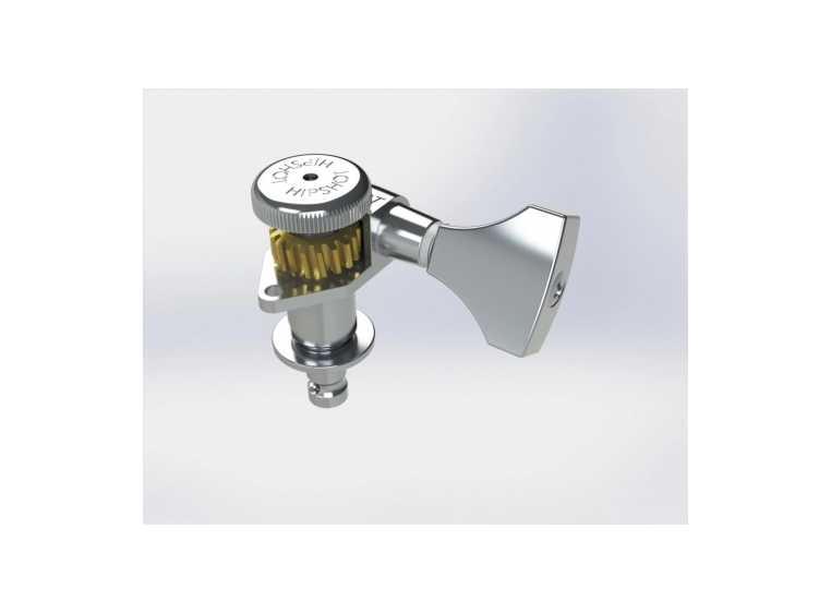 Hipshot Grip-Lock Open Guitar Tuning Machines - Treble Side (Right) - Chrome 