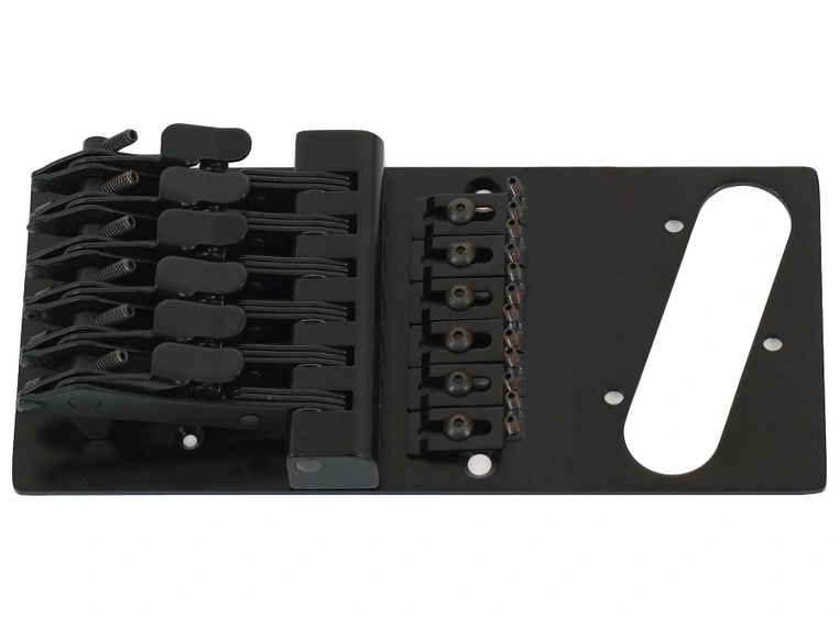 Hipshot T- Style Retrofit Bridge, 4-Hole Mount, 3 compensated Saddles - Chrome 