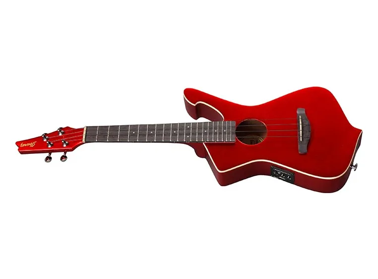 Ibanez UICT10-CA Ibanez Iceman Ukulele m/mik og bag - Candy Apple 