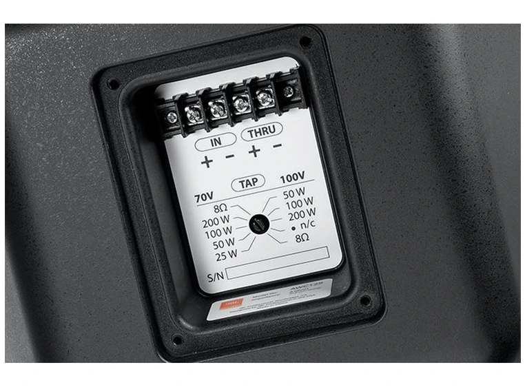 JBL All Weather Compact, 8" coax, 120x120 horn, 250W, grå 