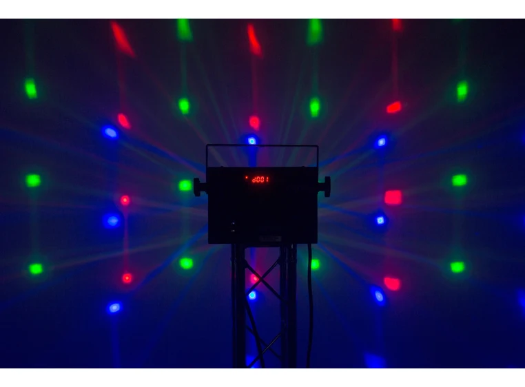 JB Systems Party DerbyLyseffekt 4x 3W led(RGBW) + 16x strobe + IR remote 