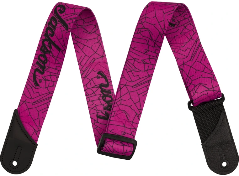 Jackson Cracked Mirror Strap Pink, 2" 
