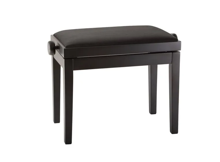 K&M 13960 Pianobenk.Sort matt finish Sort fløyel 