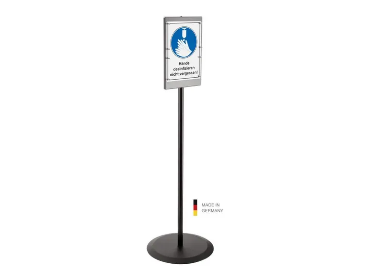 K&M 80395 Plakatstativ 297 x 420 mm Sort 
