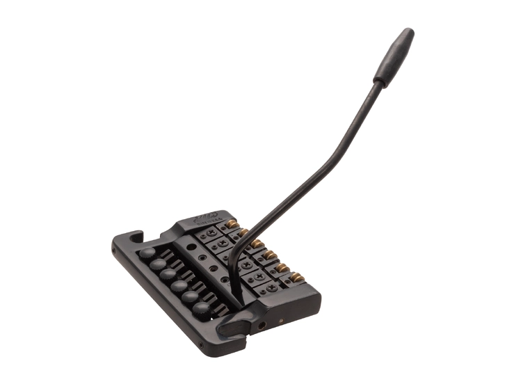 Kahler 2220 - Stud Mount Guitar Tremolo (Brass Cam / Brass Saddles) - Black 