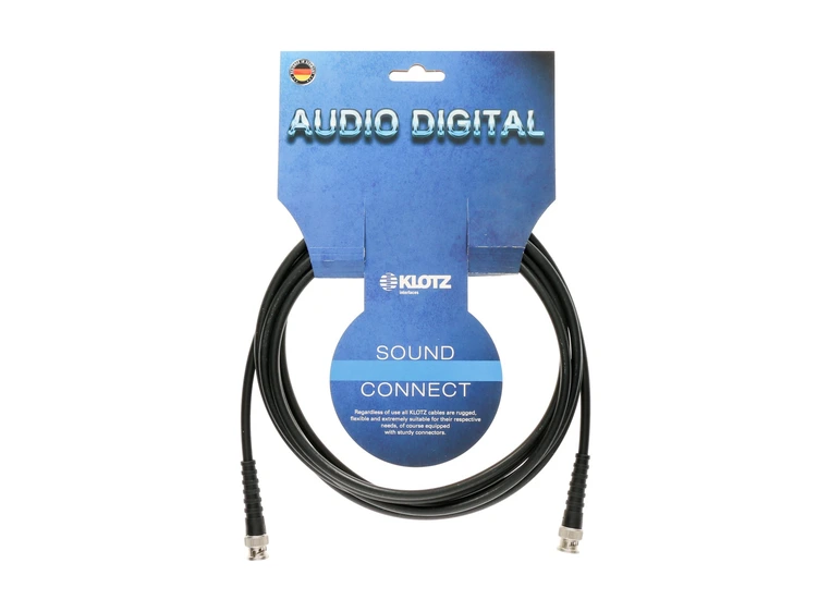 Klotz 75 ohm word clock S/PDIF MADI Word Clock 2m 