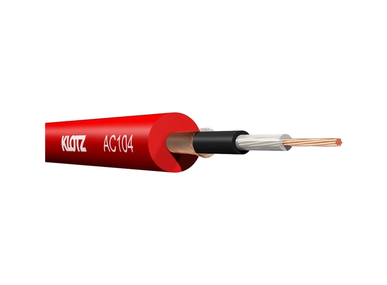 Klotz AC104RT.500 500m Pro Audio Cable red 