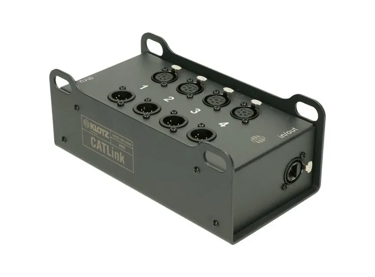 Klotz CLDMX44T CATLink 4 ch DMX 2x etherCON and 4 4 XLR 5p 