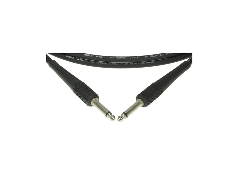 Klotz KIK Instr.Cable Jack 2p - Jack 2p black 4,5m 