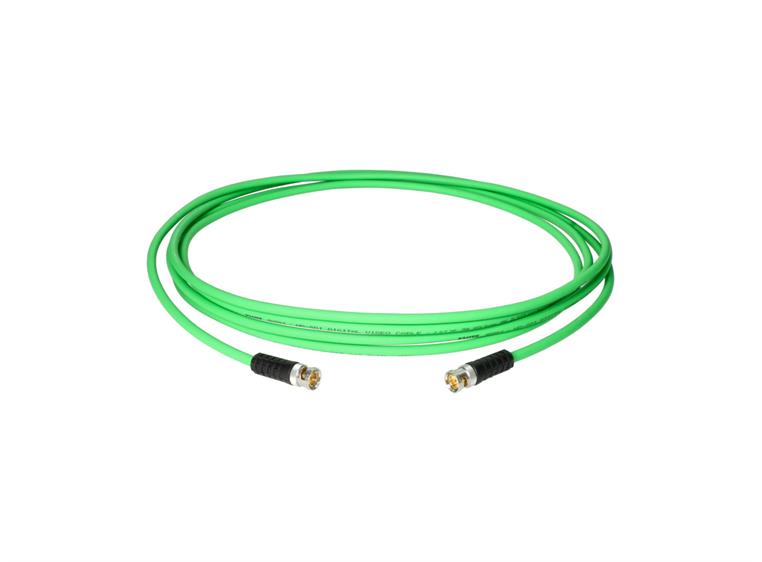 Klotz UHD/4K Plug D&H BNCslim Black Sleeve Video Cable 30m