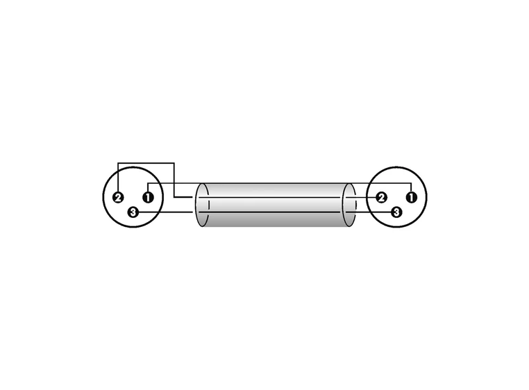 Klotz XLR-MM XLR adapter cable M - M, Neutrik XLR 