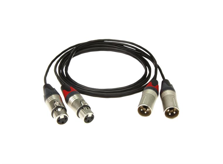 Klotz stereo mic kabel 2xXLRF-2xLRM 15 m