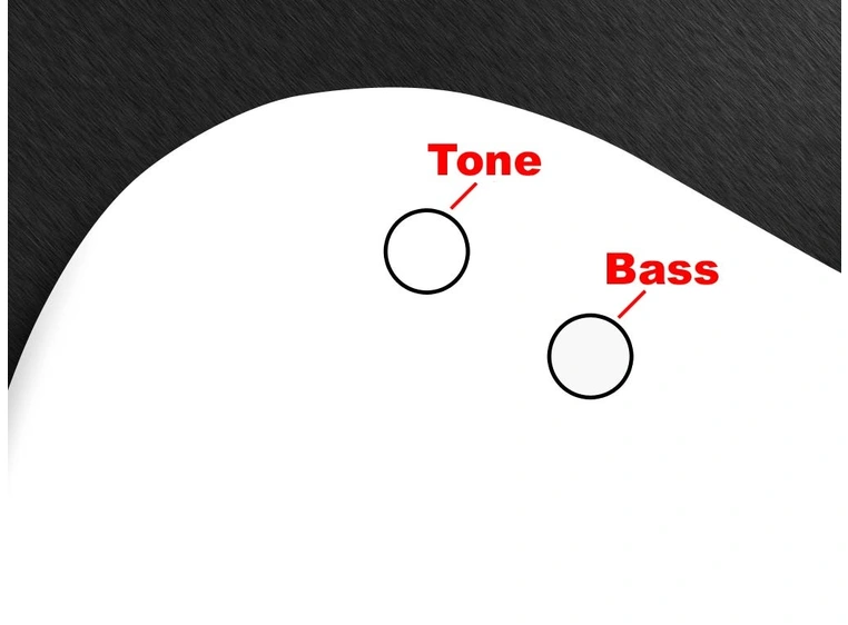 MEC 2-Way Electronics for Passive P-ups Bass / Treble Controls only, Lefthand 