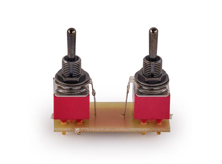 MEC Mini Toggle Switch Assembly for Warwick Streamer LX LTD 2009 - Black