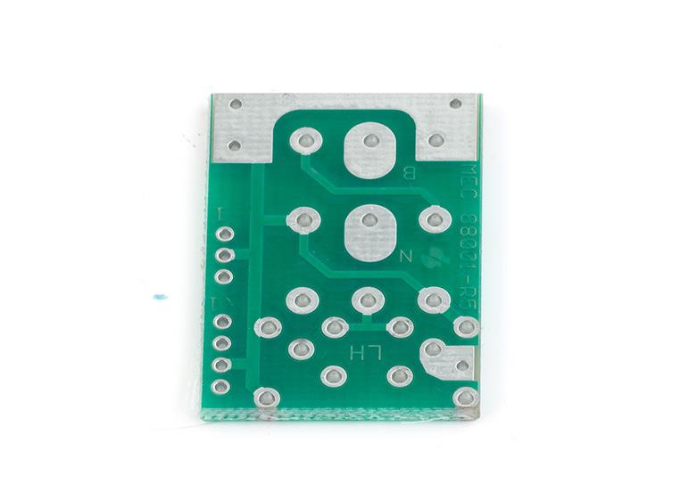 MEC PCB for Volume/Balance Pots with Push/Pull, R5 Connector, 10 pcs.