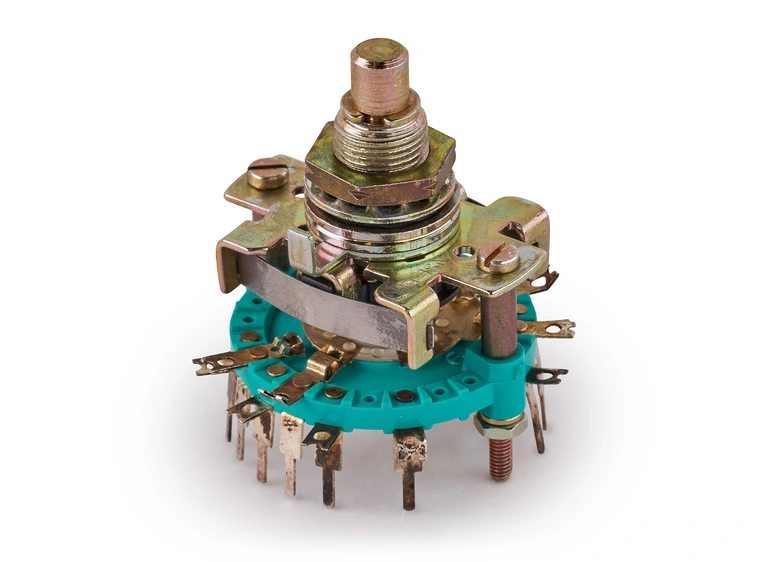 MEC Rotary Switch, 6-Position 9-Pole, for 2 identical Pickups 