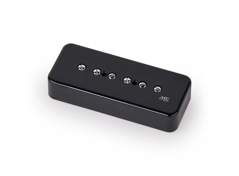 MEC Vintage P90 Soapbar Guitar Pickup, Bridge - Black 