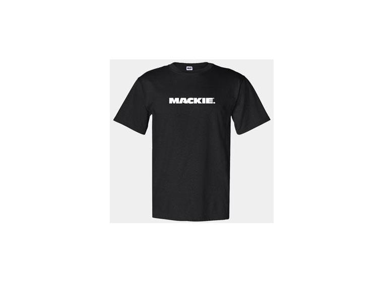 Mackie T-shirt - Black with White Logo X-Large