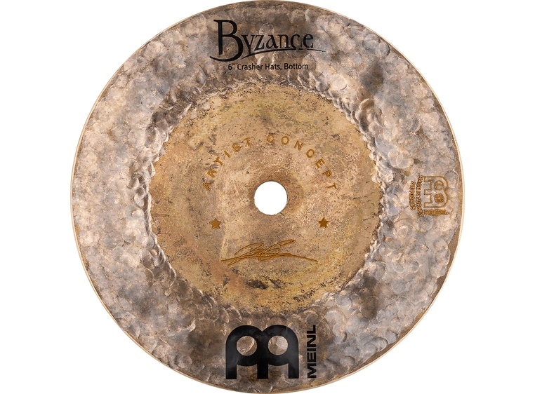 Meinl AC-6CRASHER Artist Concept Crasher Hats 6/6, Benny Greb 
