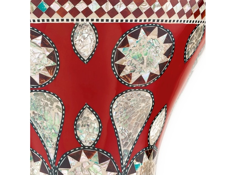 Meinl AEED2 8 3/4 Artisan Doumbek White Burl, Mosaic Imperial 