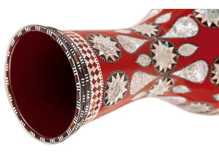 Meinl AEED2 8 3/4 Artisan Doumbek White Burl, Mosaic Imperial 