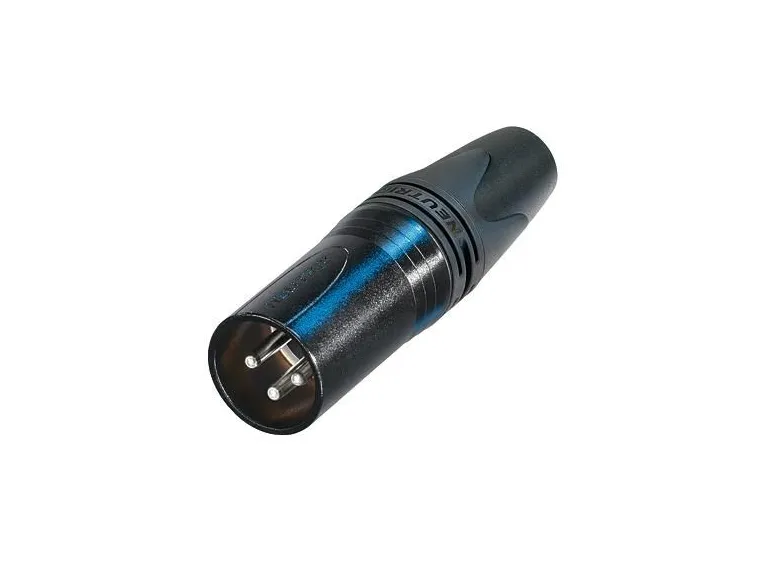 Neutrik NC3MXX-14-BAG-D XLR plugg 3P Han Sort 100stk 