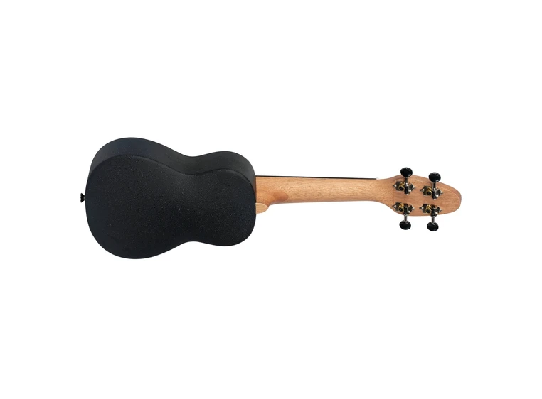 Ortega K3-WEB Keiki Soprano ukulelepakke, White Ebony 