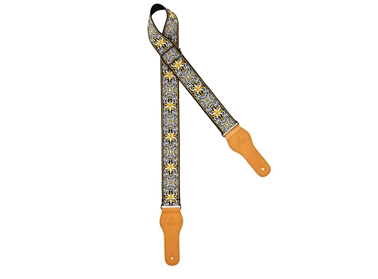 Ortega OCS-560 Guitar Strap Creative Series, Classic Yellow 