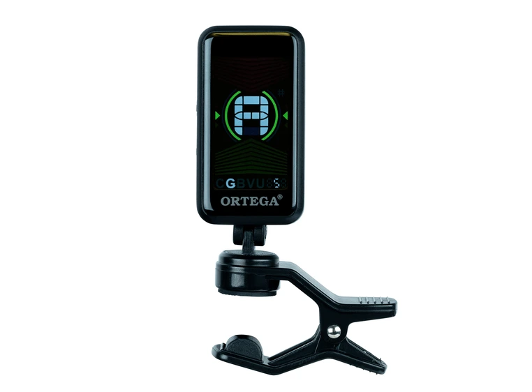 Ortega OET-BK Chromatic Clip Tuner Easy Tune, Black 