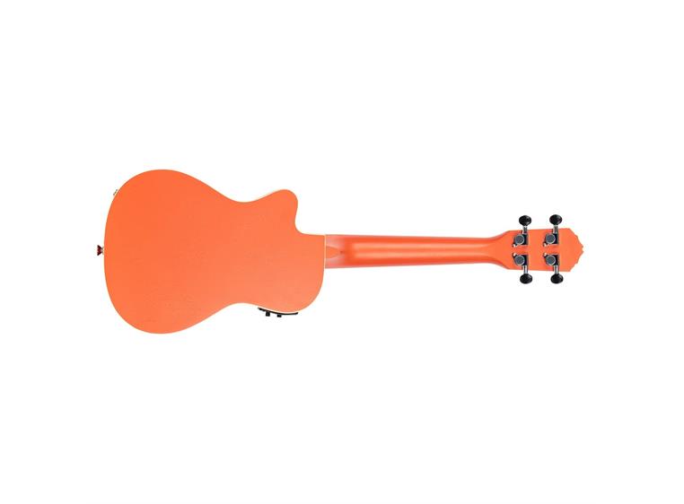 Ortega RUPUKI-CE Concert ukulele med mik, Earth, Pumpkin Orange