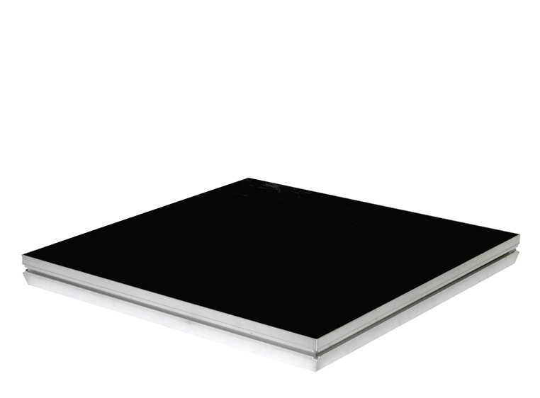 PROLYTE SM-D StageDex Basic scenepodie Firkant, 1x1M, Sort, Bjørkefinèr 