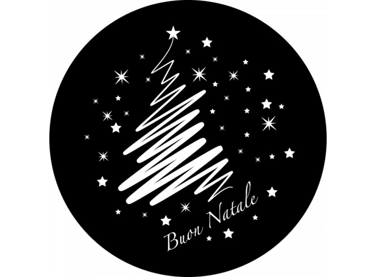 Prolights Gobo xmas Buon Natale 7 F size, Black and white 