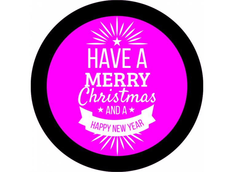 Prolights Gobo xmas Typo Greetings 13 F size, 1 Color