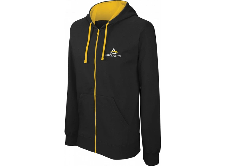 Prolights hoodie Sort. Størrelse L 