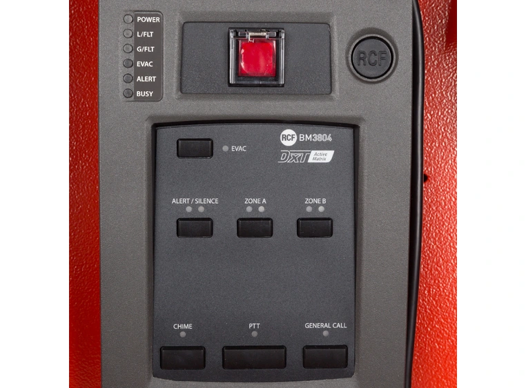 RCF BM 3804FM Fireman paging Microphone cons. for DXT 3000 