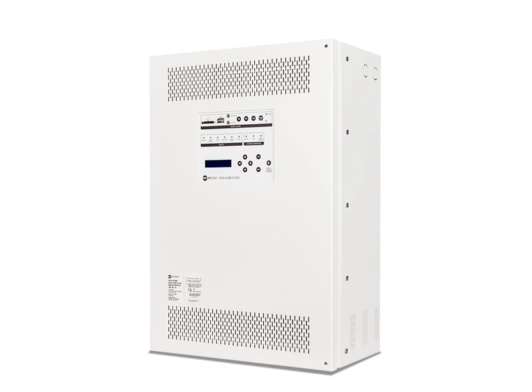 RCF MX 3500/6 DXT3000 integrated voice Alarm, Main unit, 500W, 6 channel 